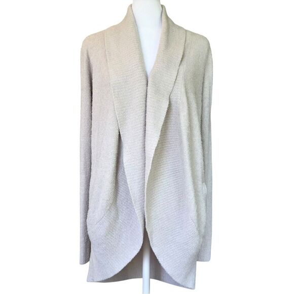 Barefoot Dreams CozyChic Lite Knit Long Sleeve Cocoon Circle Cardigan. XS/S. - Picture 2 of 8